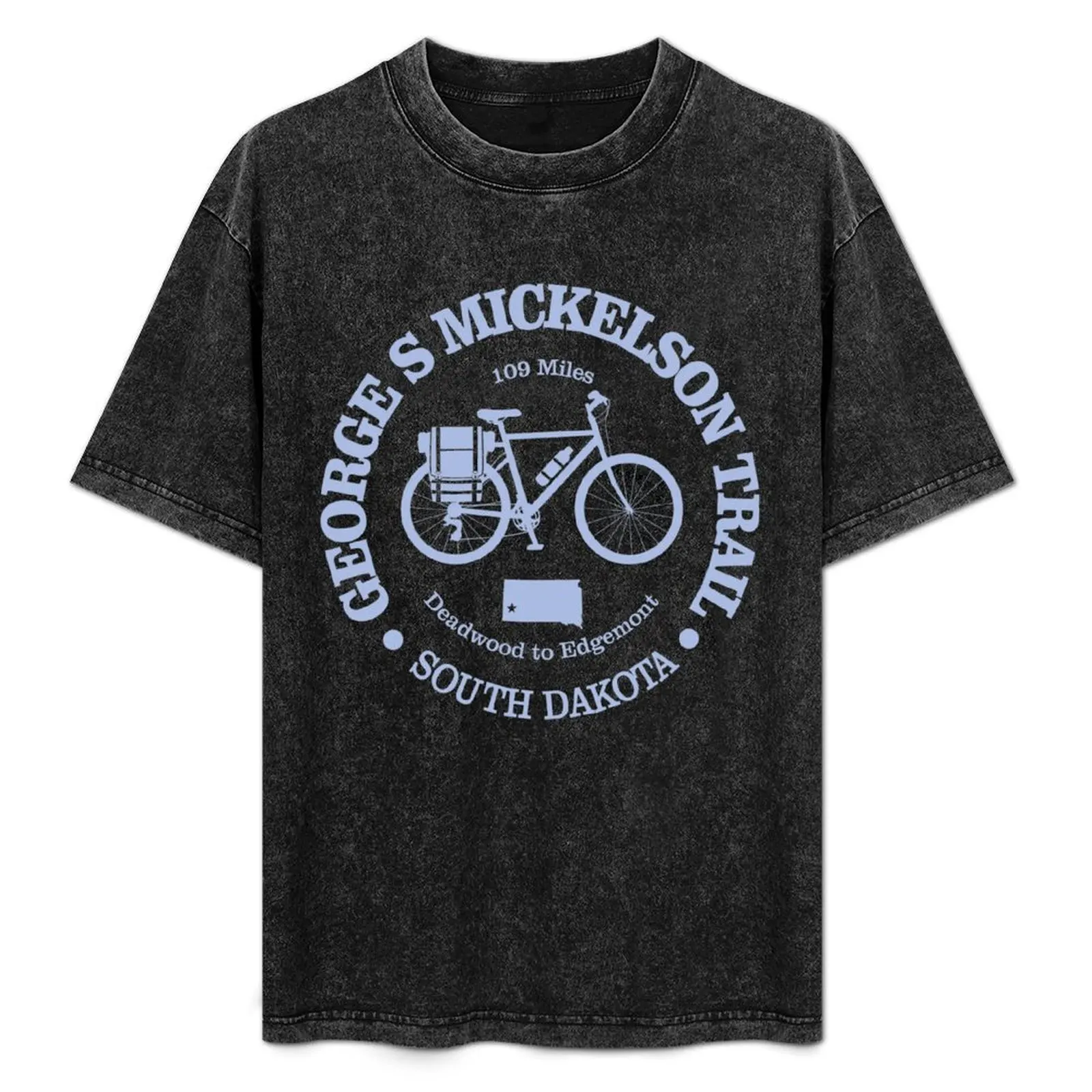 

George S Mickelson Trail (cycling) T-Shirt High Elasticity Sports Tee Shirt