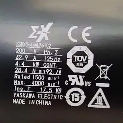

SGMXG-44AUA61C2 Brand New Servo Motor Original Genuine，SGMXG 44AUA61C2，Fast shipping