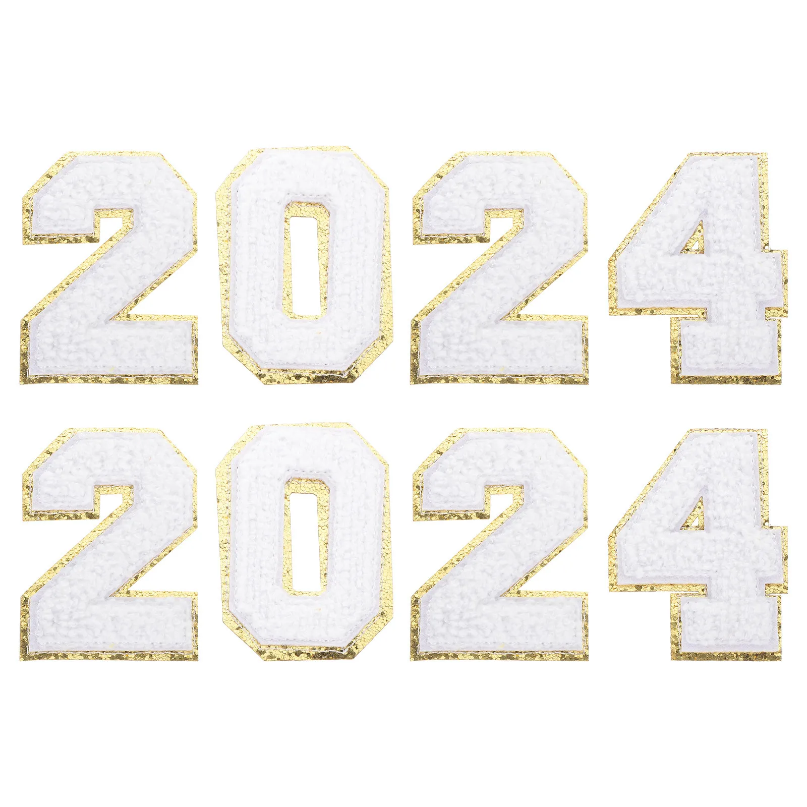 

8Pcs Number Embroidery Patches Creative Sew on Sewing Applique Patches for Clothes Jeans Bags Hats Decorative Repair Patch