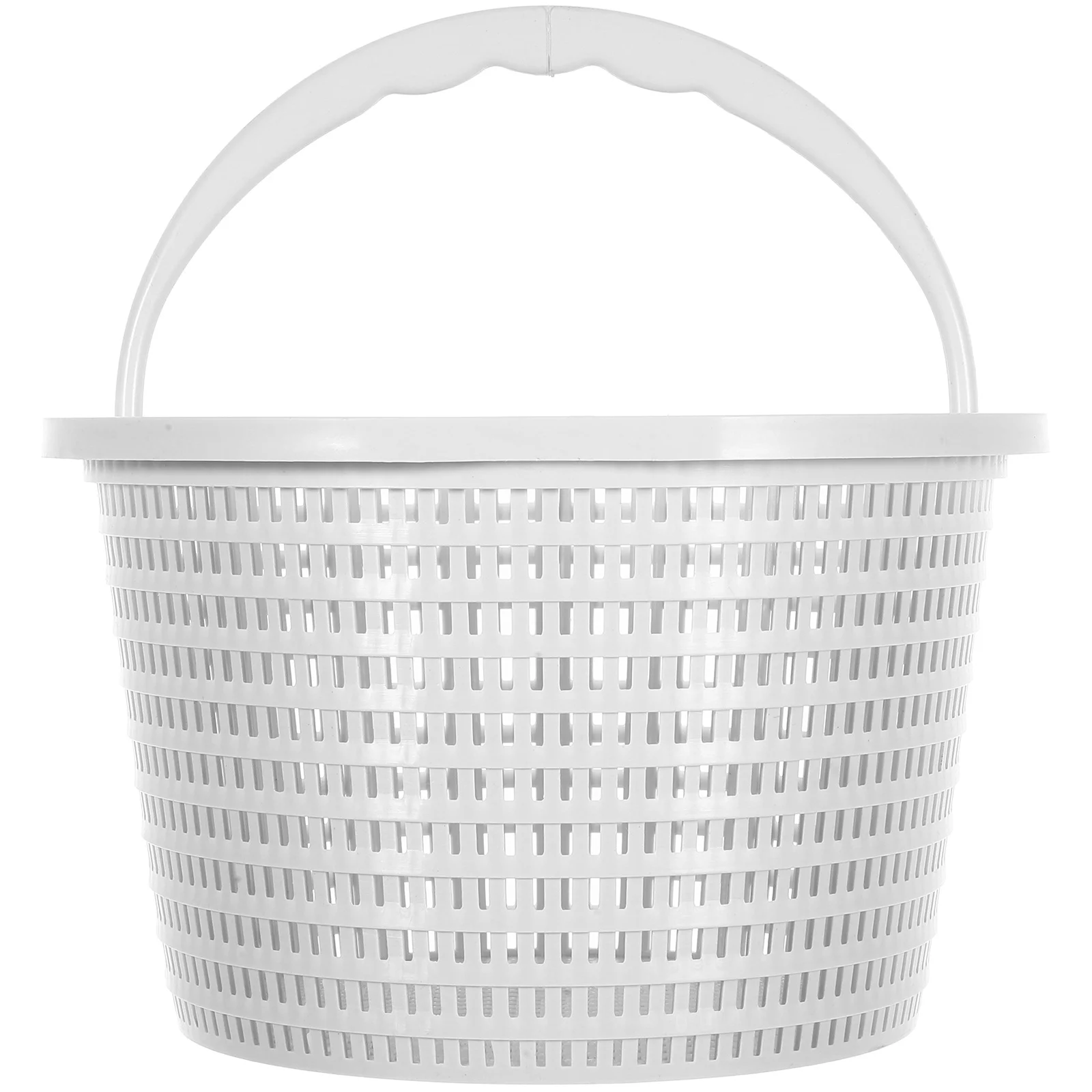 Cesta para espumadera de piscina, cesta de filtro de plástico ABS grande, colador de piscina reutilizable para piscinas enterradas sobre el suelo