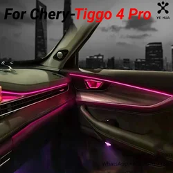 For Chery Tiggo 4 Pro 2020 2023 Car Interior Ambient Lighting Modification Full Set Automobiles Parts Accesorios Para Auto Tools