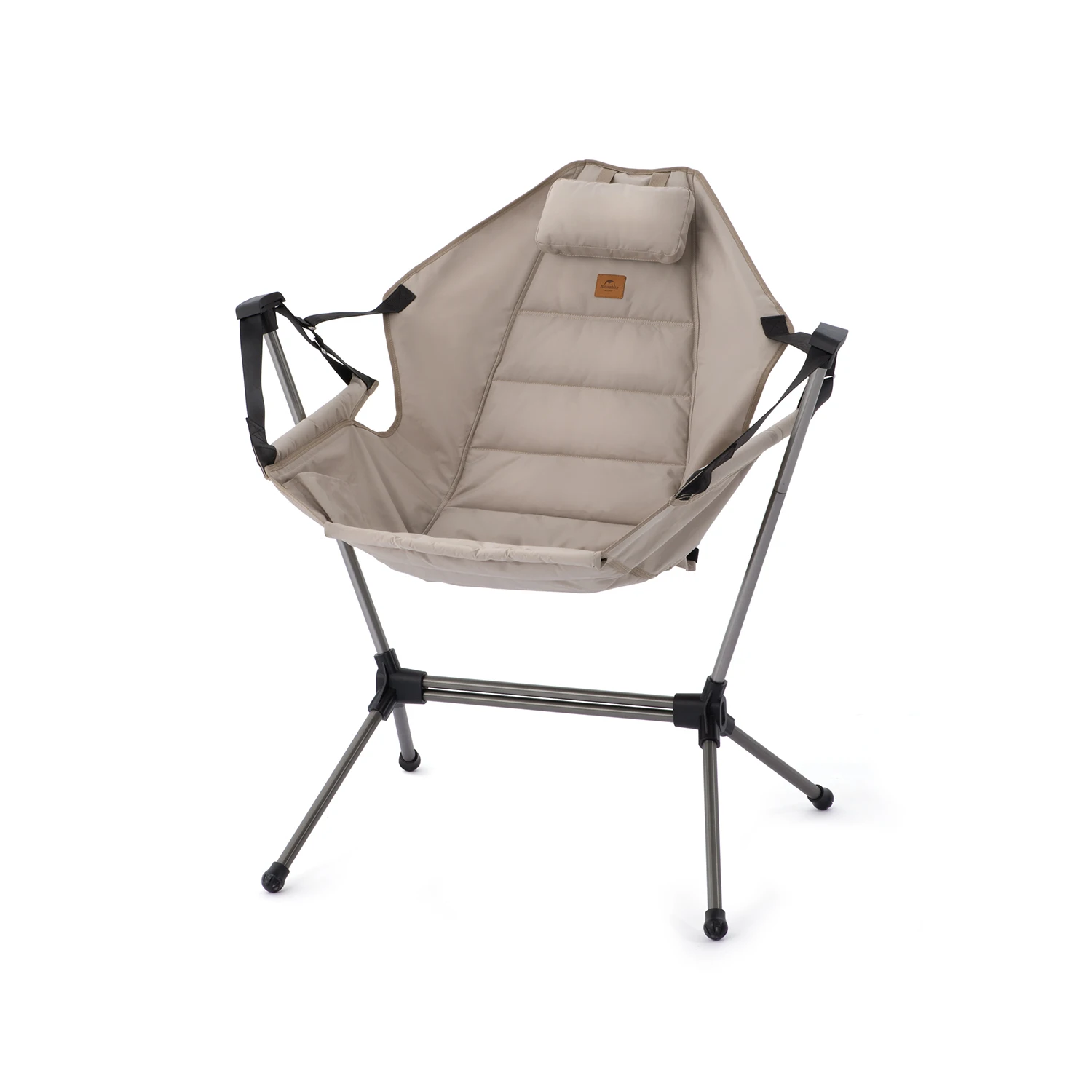 Naturehike Outdoor Oxford Lounging Chair Folding Rocking Chair Can Adjustable Fishing Chair Armchair Chairs BBQ Camping Recliner