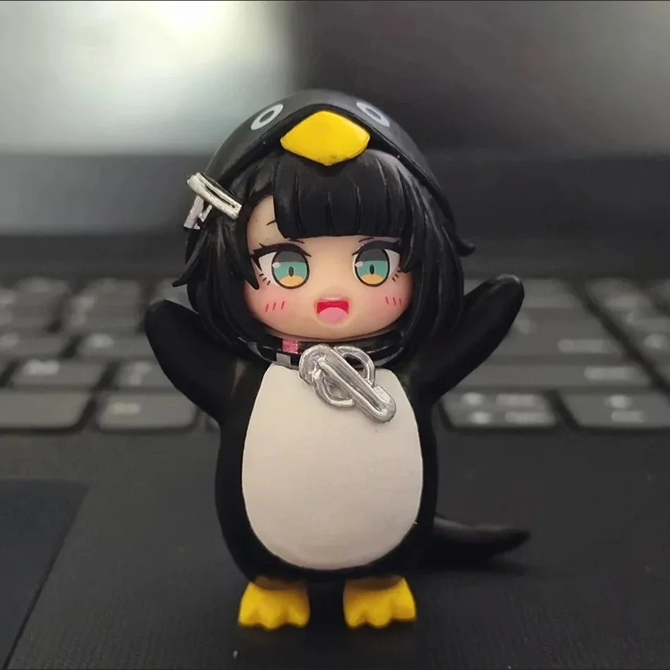 Figura de Anime de Goo Goo Gaga, Administrador Pingüino de Arknights, del popular juego Tomorrow’s Ark, Colgante para Coche, Regalo para Fans