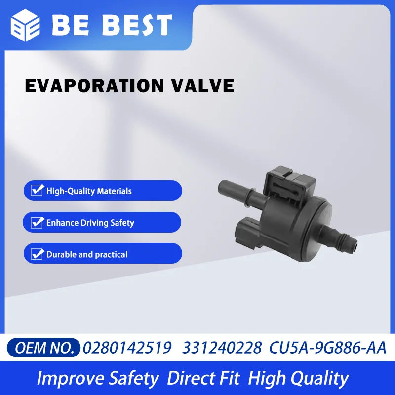 Válvula de Purga del Canister de Vapor para Ford Fusion Mondeo Titanium Lincoln MKZ 1.6L 2.0L CU5A-9G886-AA 0280142519 331240228, Modelos 2013-2016