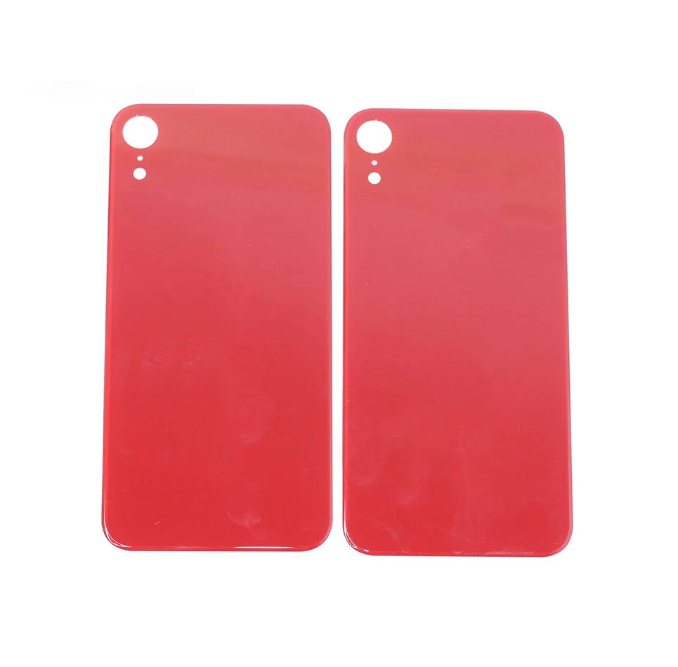 For iPhone XR Back Glass Panel Battery Cover Big Hole Rear Door Housing Case Replacement Parts With 3M Tape