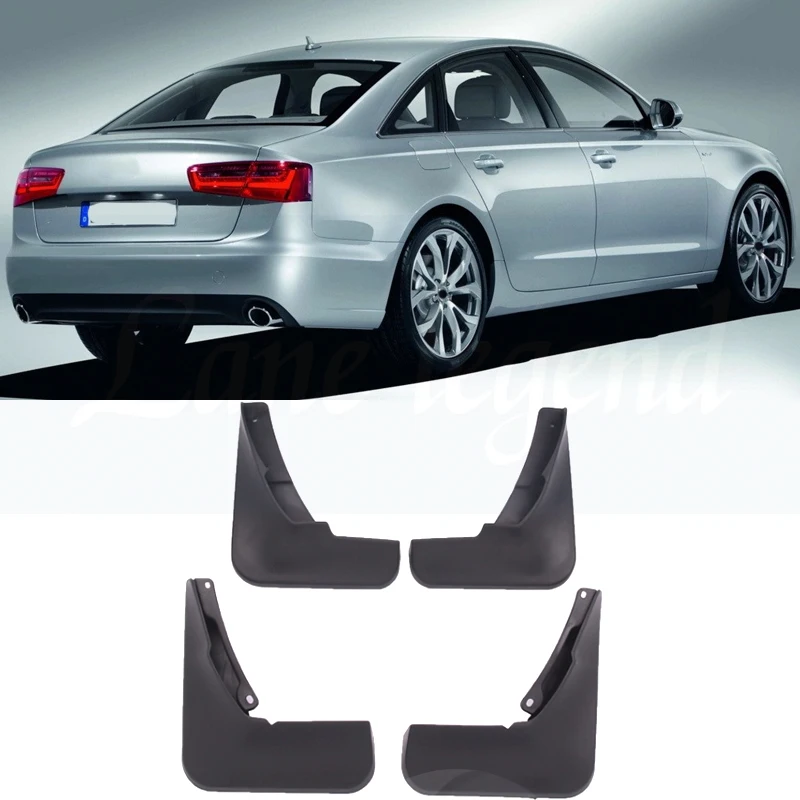 4 PCS Car Mud Flaps for Audi A6 Sedan Saloon Avant C7 2011~2015 Mudguard Splash Guards Fender Mudflaps Auto Accessories