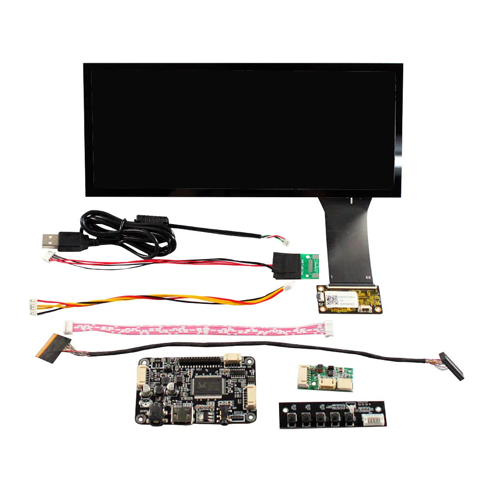 10.3 inch 1920X720 FHD 800nit Capacitive Touch Sensor LCD Screen and H DMI Board