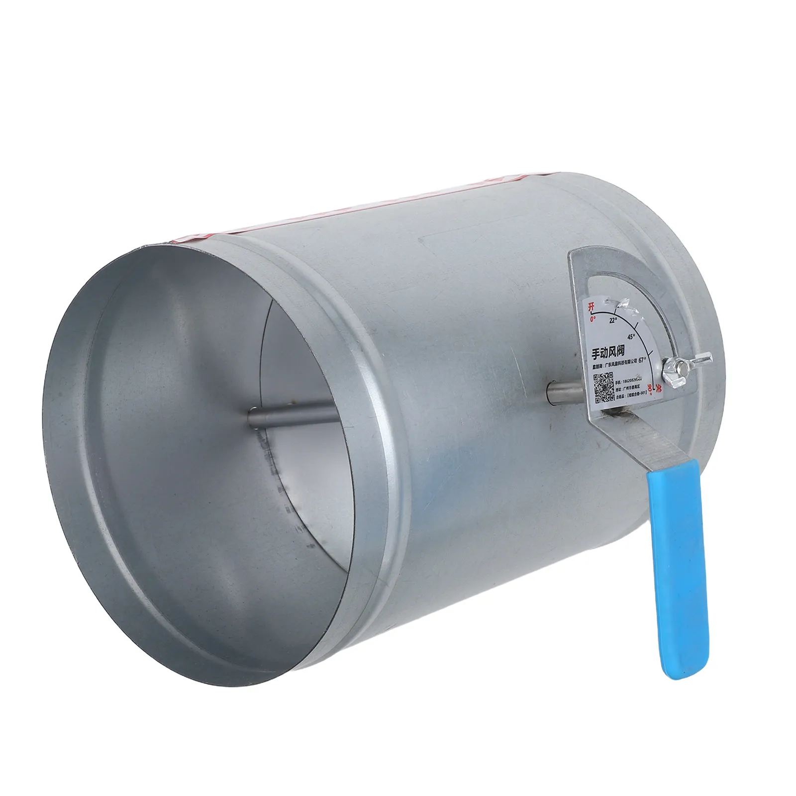 

Ручной воздушный клапан-регулятор из нержавеющей стали 304 для дымоходов, систем ОВКВ и контроля воздушного потока