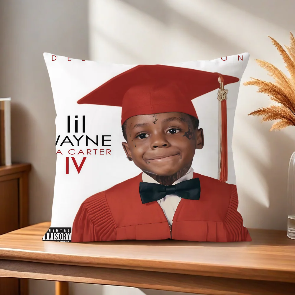 Lil Wayne Tha Carter VI Kissenbezug Kissenhülle für Zuhause, Sofa, Wohnzimmer, Büro, Café, Auto – Detail 6
