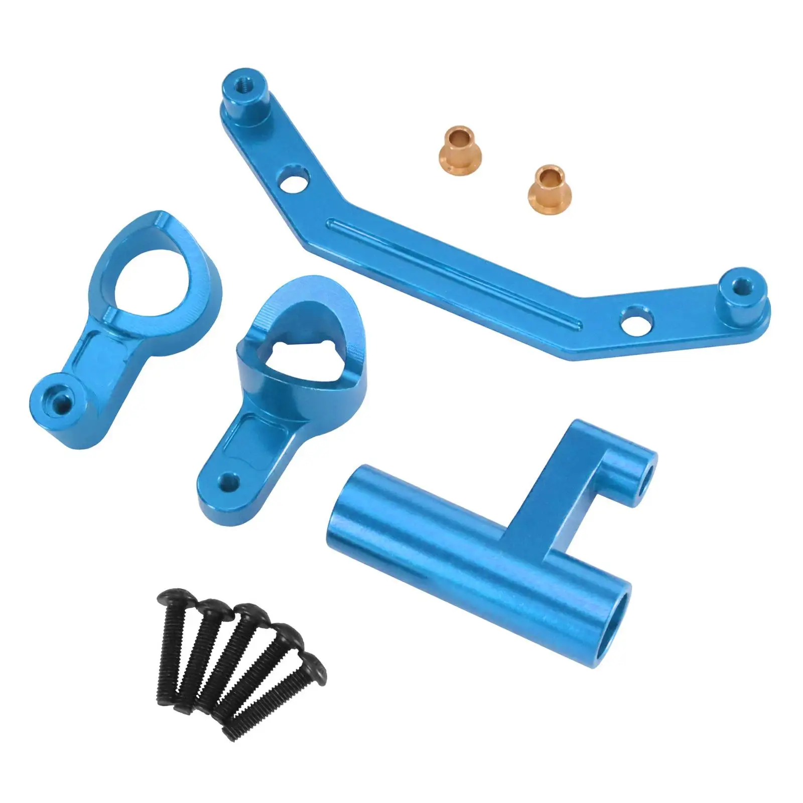 تركيب مجموعة توجيه السيارة RC يحل محل توجيه مدمج أنيق وسهل التركيب، مجموعة ترقية أجزاء أجزاء RC