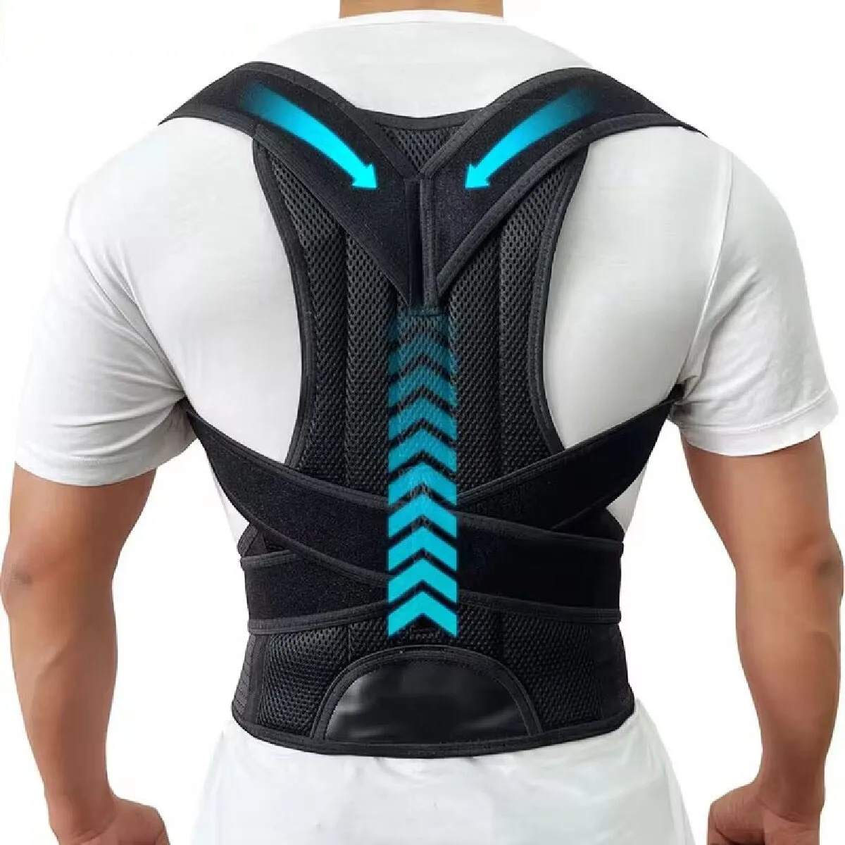 Back Brace Posture Corrector for Women & Men Back Straightener Scoliosis and Hunchback Correction Adjustable Posture Trainer