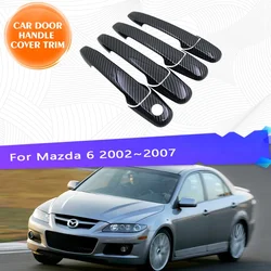 For Mazda 6 Mazda6 Atenza GG1 2002 2003 2004 2005 2006 2007 Car Door Handle Cover Trim Chromium Styling Exterior Part Accessorie