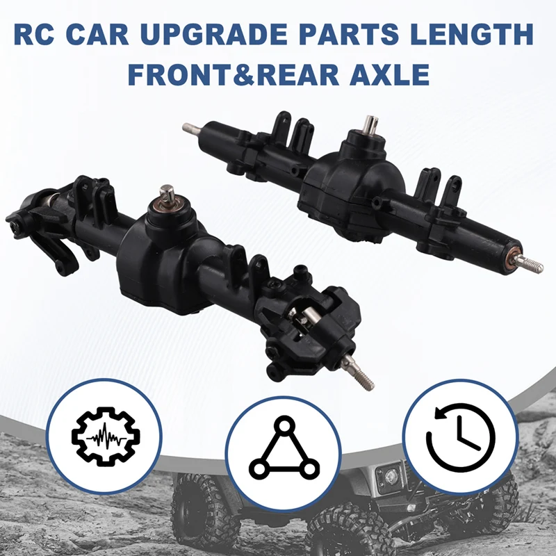 Car Metal Front & Rear Axle Bridge Replacement Parts For 1/12 MN86 4WD RC Car Spare Parts