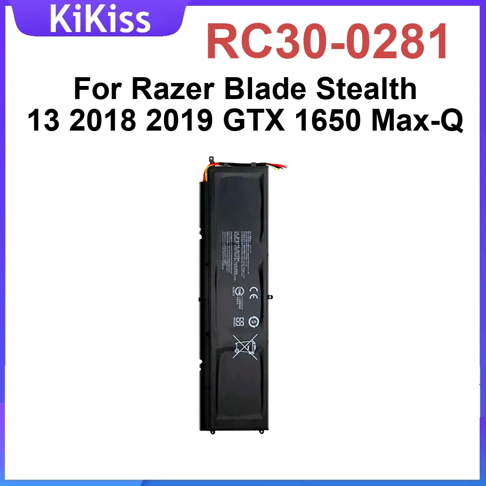 

Battery RC30-0281 4602Mah For Razer Blade Stealth 13 2018 2019 Gtx 1650 Max-Q RZ09-03102E52-R3U1 RZ09-02812E71 Laptop