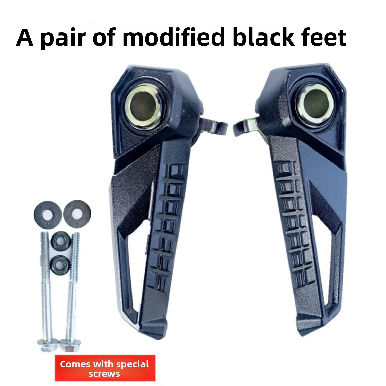 Motorcycle Electric Scooter Foot Pegs Compatible with Honda Custom Rear Foot Pedal Installation Auto Parts