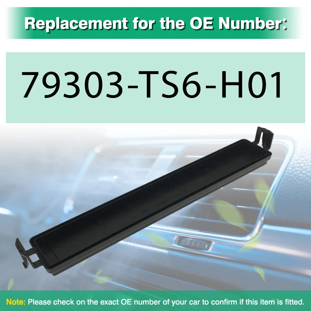 For Honda Accord Civic CR-V Spirior Jade Car Air Conditioning Filter Cover 79303-TS6-H01 ABS Plastic Car Accessories