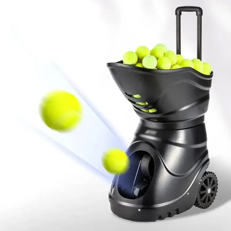 リチウム電池搭載のポータブルテニスボールマシン、リモコン付き自動ボールランチャー、テニス練習用