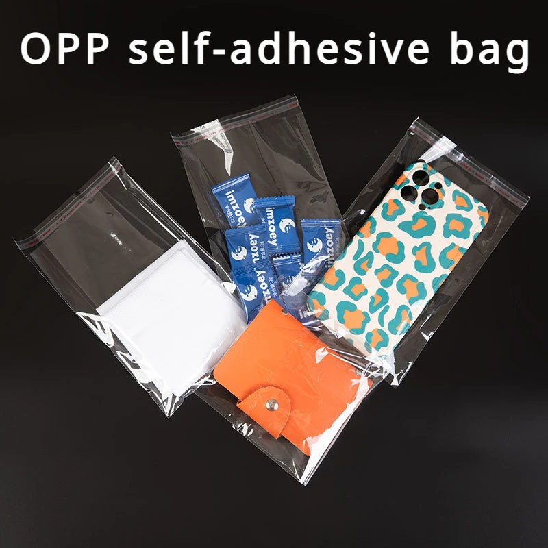 OPP Self-adhesive Bags Transparent Toys Jewelry Food Packaging Bags Plastic Self-sealing Bags Self-adhesive