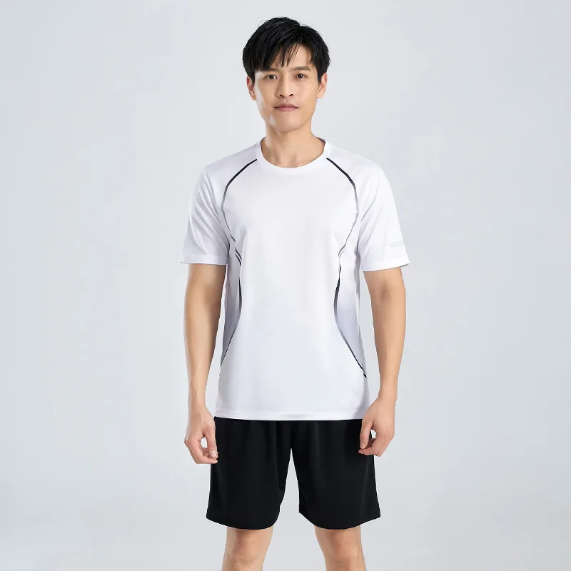 Men's Running Set 2026 Summer Breathable Quick Dry Mesh Sportswear Lightweight 6