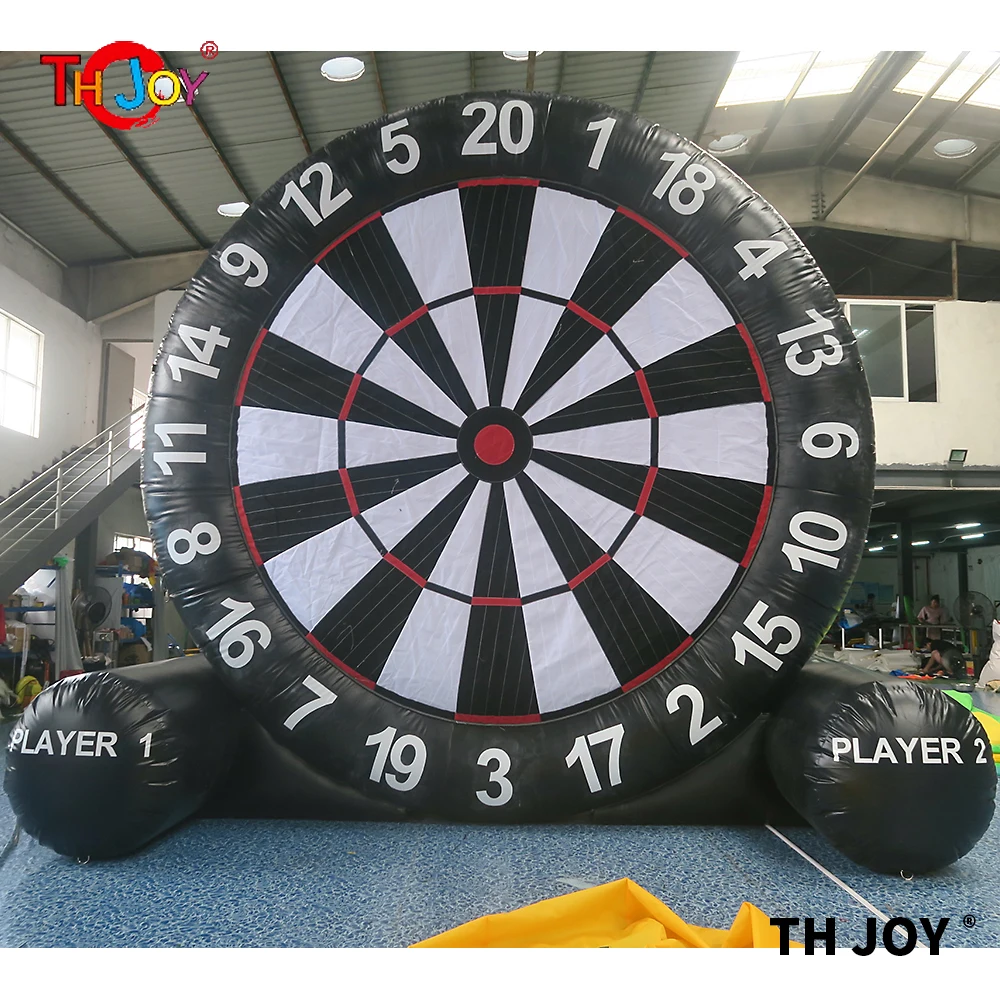 free air shipping to door, 4m/5m/6m commercial pvc Giant Inflatable soccer Darts Board/ giant inflatable soccer Shooting Target