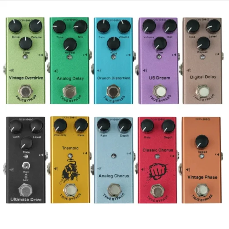 

Guitar & Bass Effects Pedals: Distortion, Overdrive, Delay, Tremolo