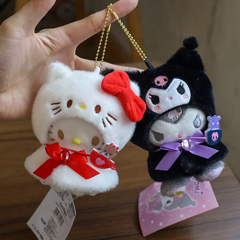 New Hot Labubu HelloKitty Clothes Suit Sitting Party Labubu Cape Dress The Monsters Vinyl Doll Outfit Clothing Hat Accessories