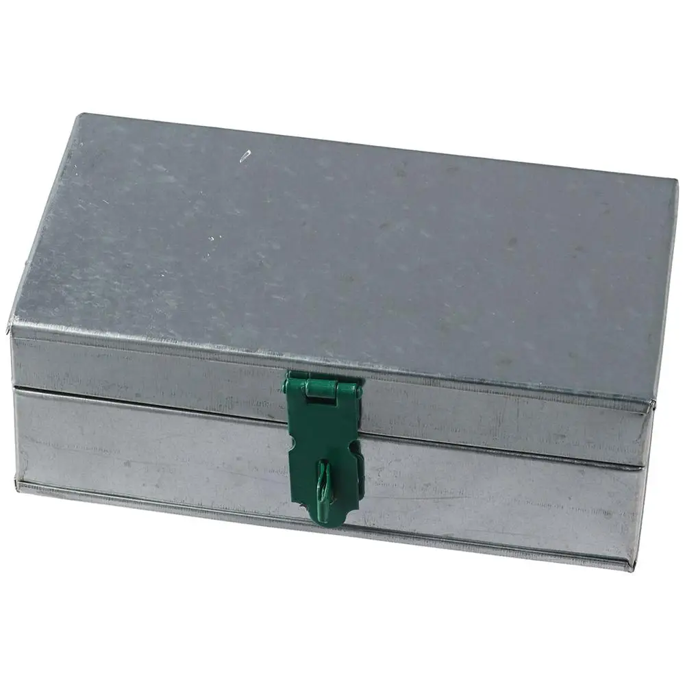 Safe Metal Rectangle Sliver Storage Box Fireproof Document Box Home