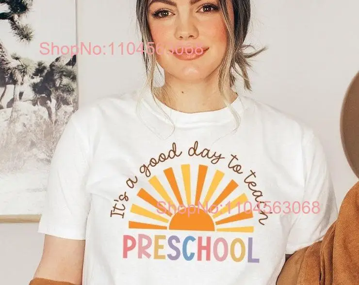 Koszulka dla nauczyciela w wieku przedszkolnym PreK Pre K Early Childhood Educator z długimi lub krótkimi rękawami