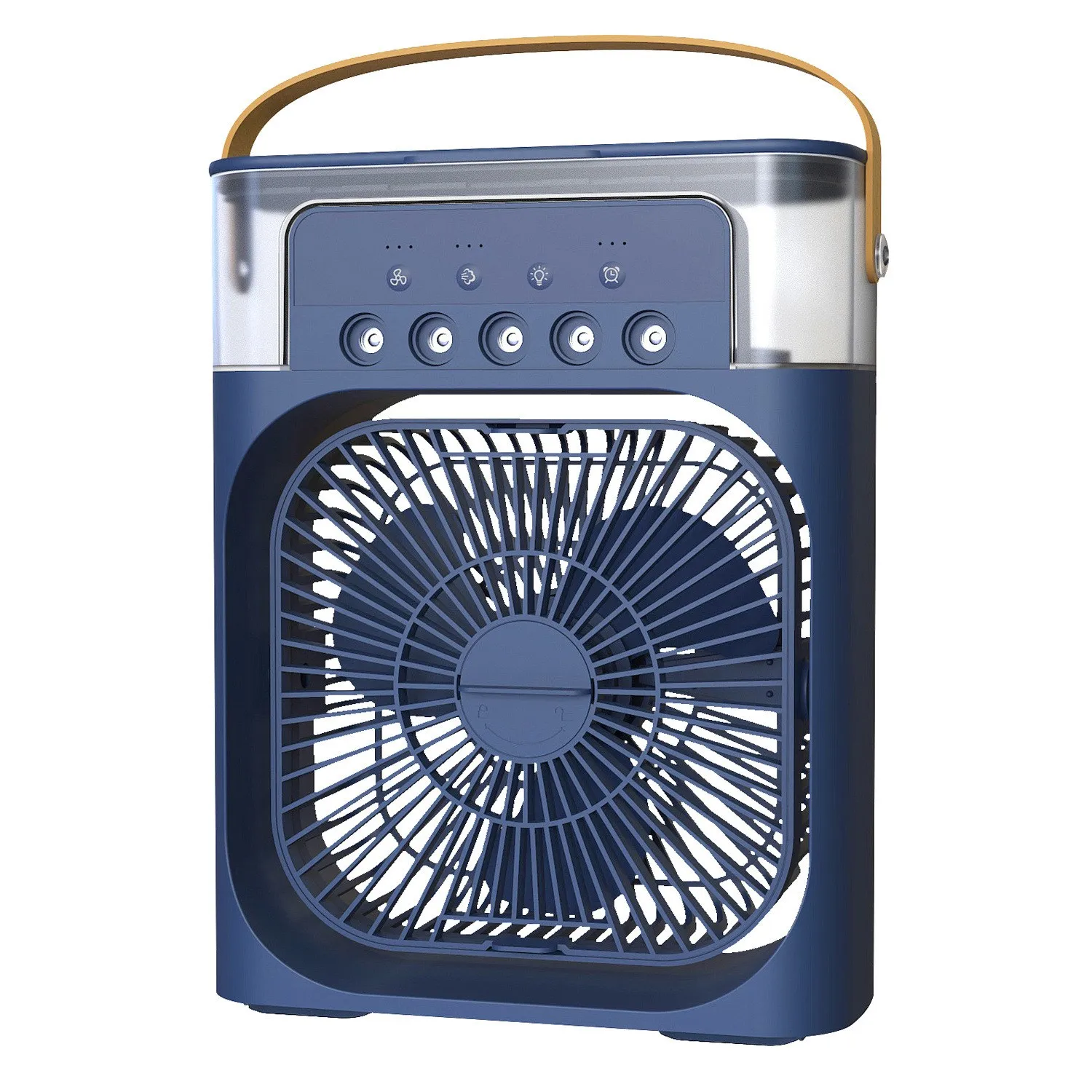 

3in1 Fan Humidifier Atmosphere Light Portable Mini Humidifier Refrigerator Air Cooler Connected to Large Capacity Water Tank Pow