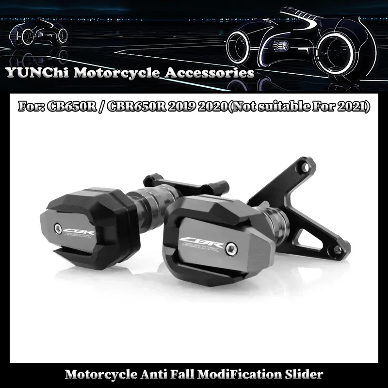 

Motorcycle Frame Slider Bodywork Crash Pad Protection For HONDA CB650R CBR650R 2019 2020(Not suitable For 2021)