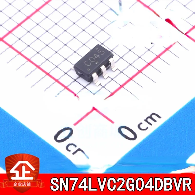 

10pcs New and original SN74LVC2G04DBVR C045 SOT-23-6 The double inverter Logic chip SN74LVC2G04DBVR SN74LVC2G04 C045 SOT23-6