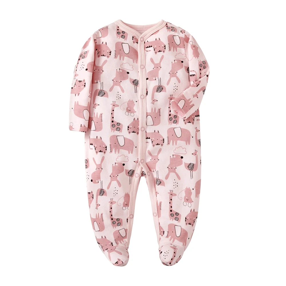 Four Seasons Toddler baby girl clothes bodysuit romper Print newborn baby girl Cotton Jumpsuits clothes 0 3 months baby romper