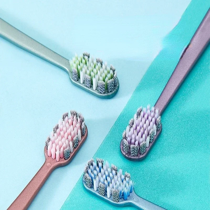 

Зубная щетка из мягкого бамбукового угля, высокое качество для взрослых, семейная упаковка для очистки