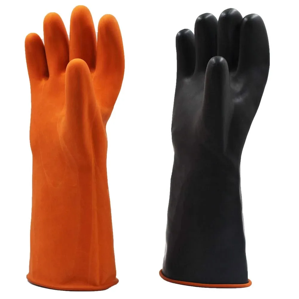 3 Pairs Waterproof-Gloves 35/45/55cm Long Chemical Resistant Rubber Work Safety Glove Industrial Protective Latex-Gloves