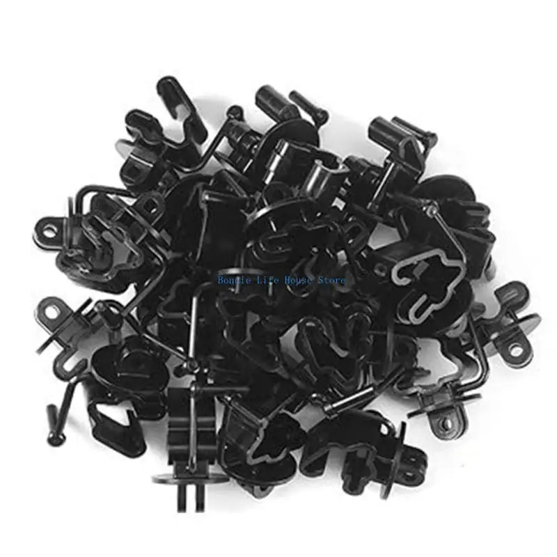 

37MF 25Pcs T Post Insulators for Ranchers Lock Designs Easy Installation Daily Use