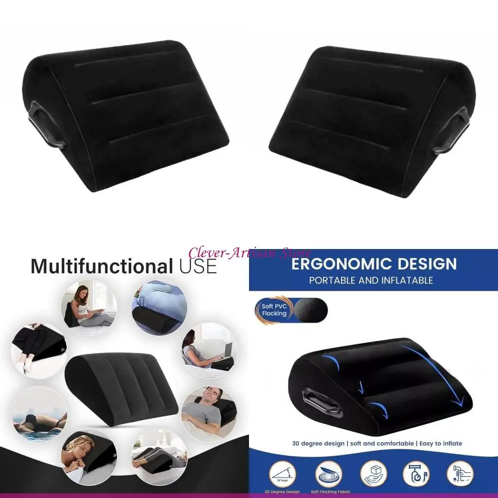 E06B Travel Friendly Inflatable Cushions For Body Elevators Adjustable Postures Support Inflatable Pillow Easy Storage