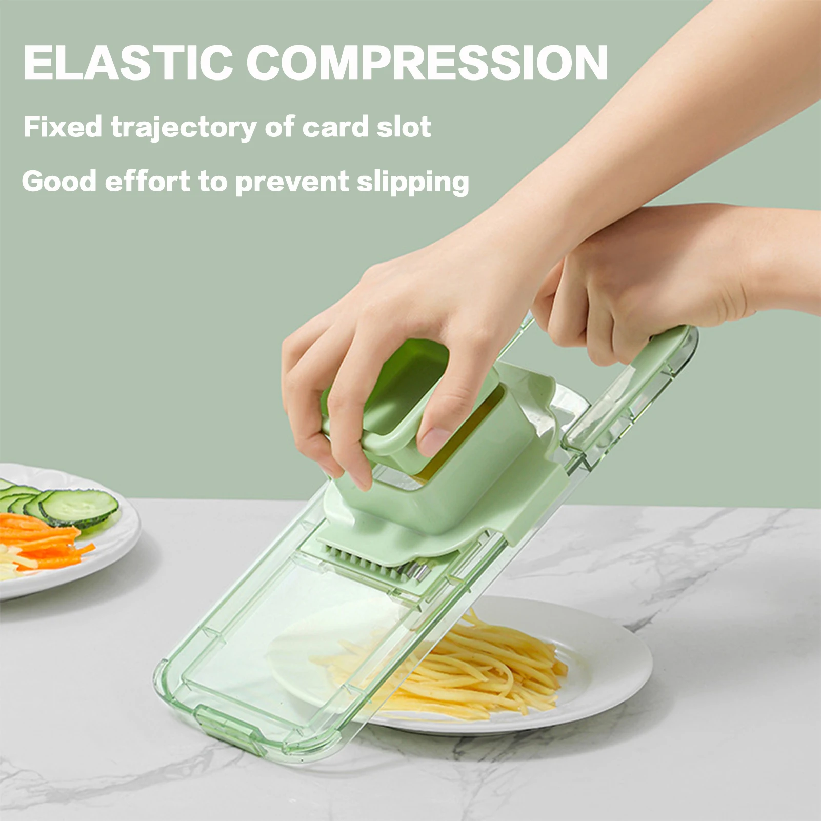 Home Vegetable Grater Chopper Slicer Multifunctional Vegetable Cutter Fit Potatoes Onions Carrots Wiping Machine Kitchen Gadgets