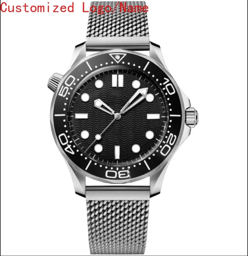 ساعة ميكانيكية أوتوماتيكية للرجال 904L من الفولاذ المقاوم للصدأ باللون الأسود والأزرق والأخضر والسيراميك والذهب الوردي والياقوت الساعات الفاخرة حسب الطلب #2