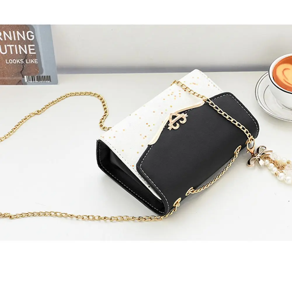 1PC Sequin fashion single shoulder bag versatile messenger bag mobile phone bag Korean messenger bag