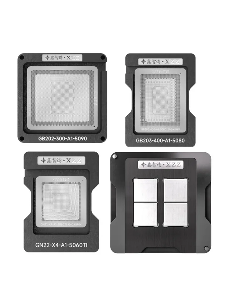 1 Stück XZZ Lötkugel-/Lötpastenschablone für RTX5060TI/RTX5080/RTX5090 GN22-X4-A11/GB203-400-A1/GB202-300-A1 Direktheizung