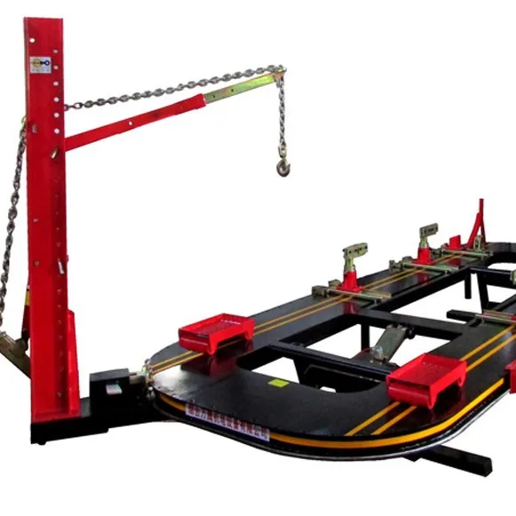 Square Tower Auto Body Frame Straightener, Heavy‑Duty Calibration Platform for Automotive Collision Repair