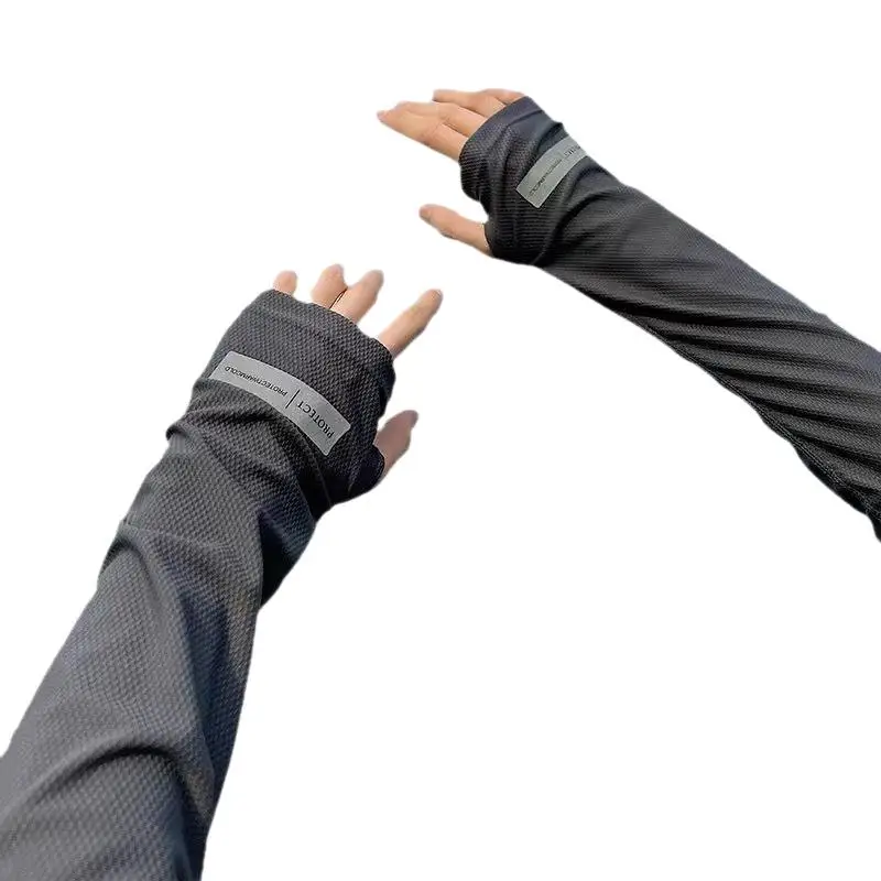 

Ice Sleeves for Men's Woman Sun Protection Japanese Summer Outdoor UV Protection Loose Arm Sleeves Driving Outdoor Gloves
