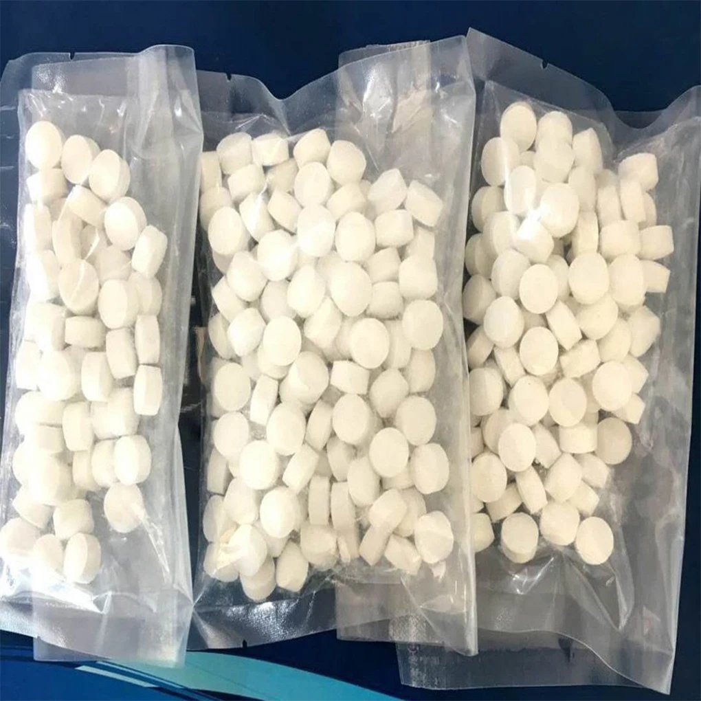 50PCS 1 Bag Water Cleaning Agent Round Useful Effervescent Tablet