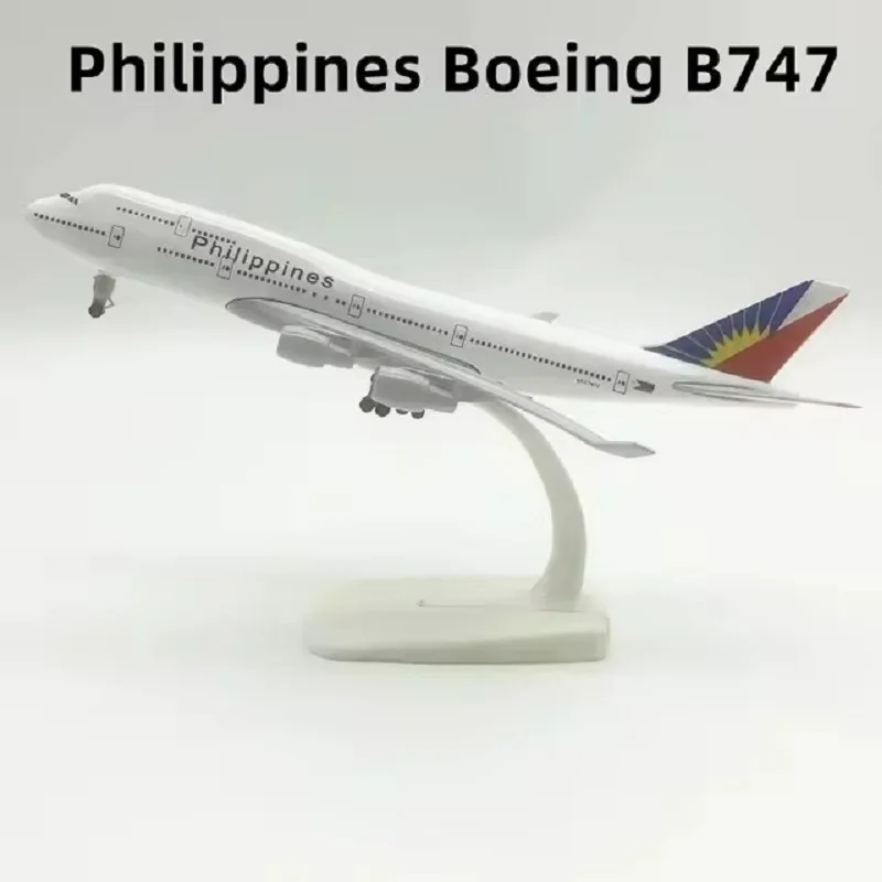 Aircraft Model 1:400 20CM B747 Scale Series Of Diecast Miniature Aviation Kid Xmas Gift Toy Airplanes Decoration