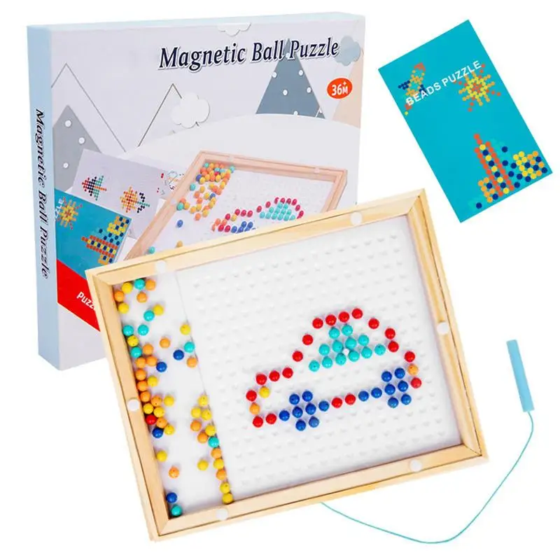 

Magnetic Doodle Board Magna Dots Doodle Board With Magnetic Pen Fun Toy Tablet Sketch Toys Airplane And Car Ride Activities For