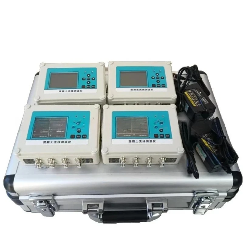 Mass concrete thermometer wireless multi-channel thermometer integrated pouring bridge pile