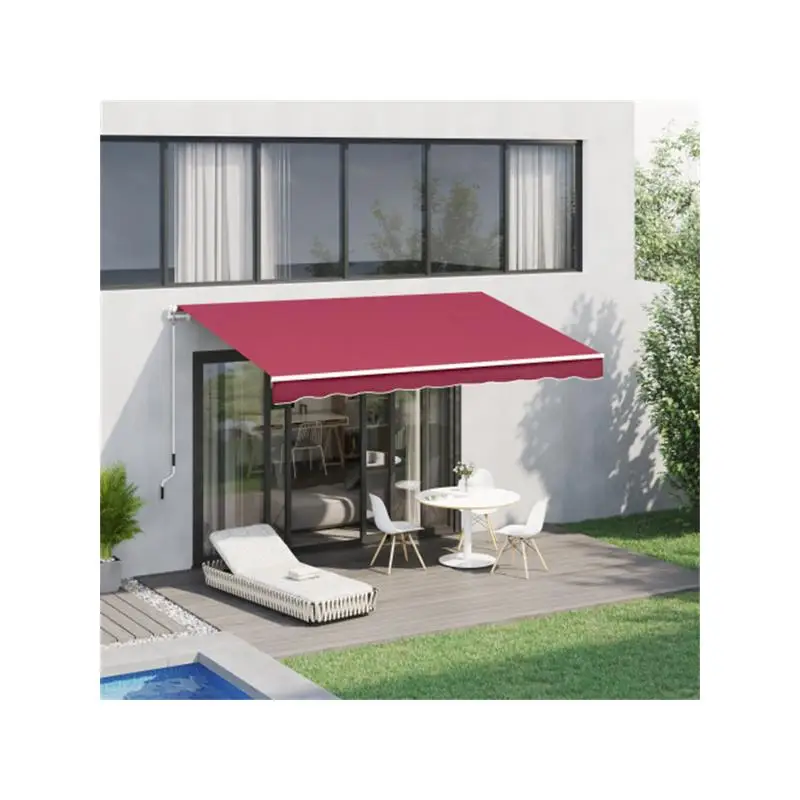 

Выдвижной тент для патио — универсальные решения для уличного тента для вашего домашнего сада, регулируемый навес с защитой от ультрафиолета, легкий