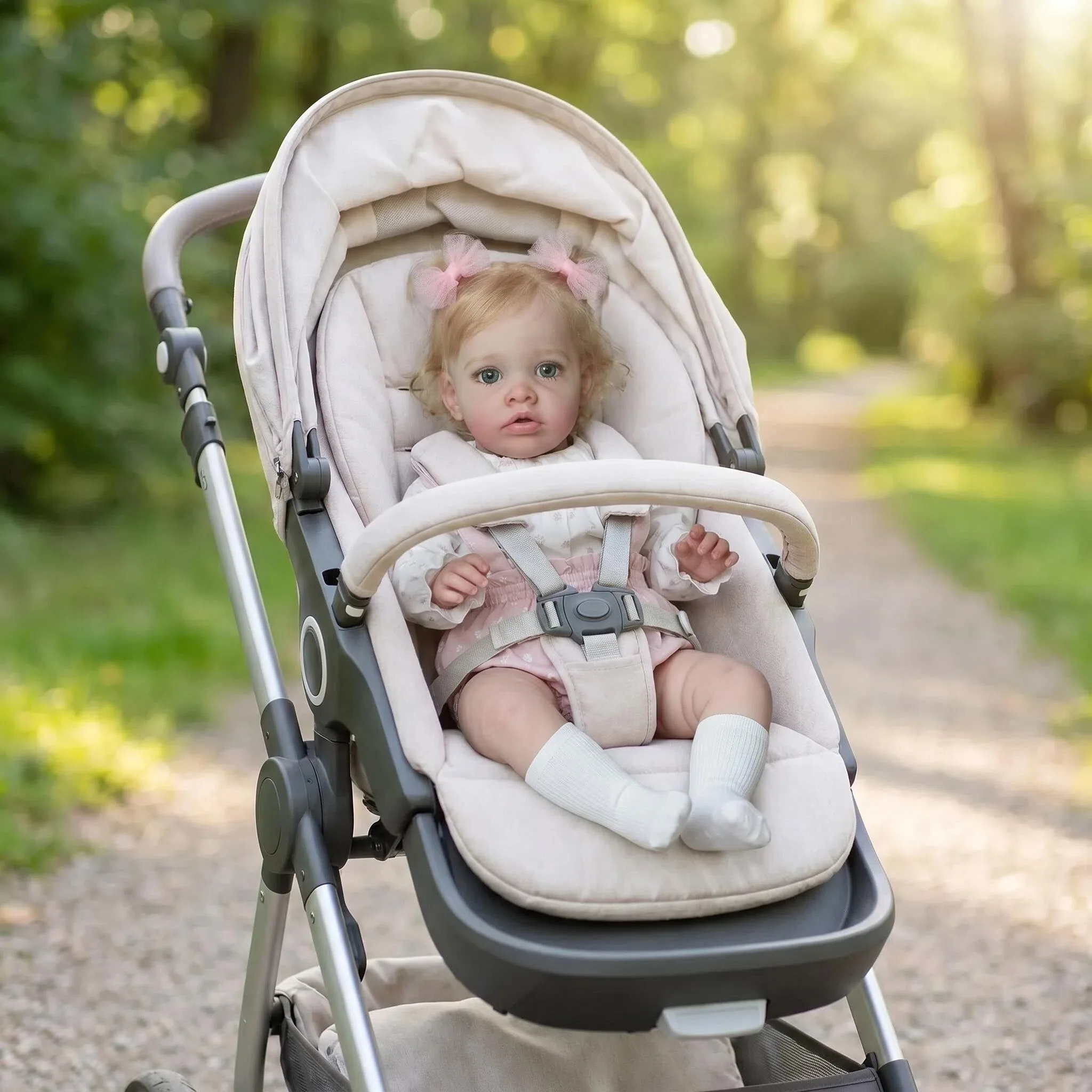 NPK 20 Zoll Benjamin Reborn-Puppe mit Identischem Outfit Hochwertige Handgefertigte 3D-Detaillierte Bemalte Haut Realistische Lebensechte Sammlerpuppe