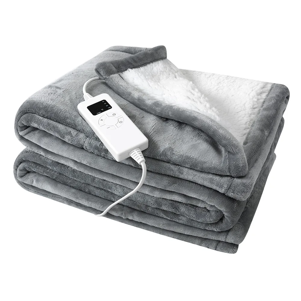 

Electric Blanket Warm Heated Shawl Heat Settings With Timing Function Electric Heating Wearable Soft Blank Lunch Break Heati