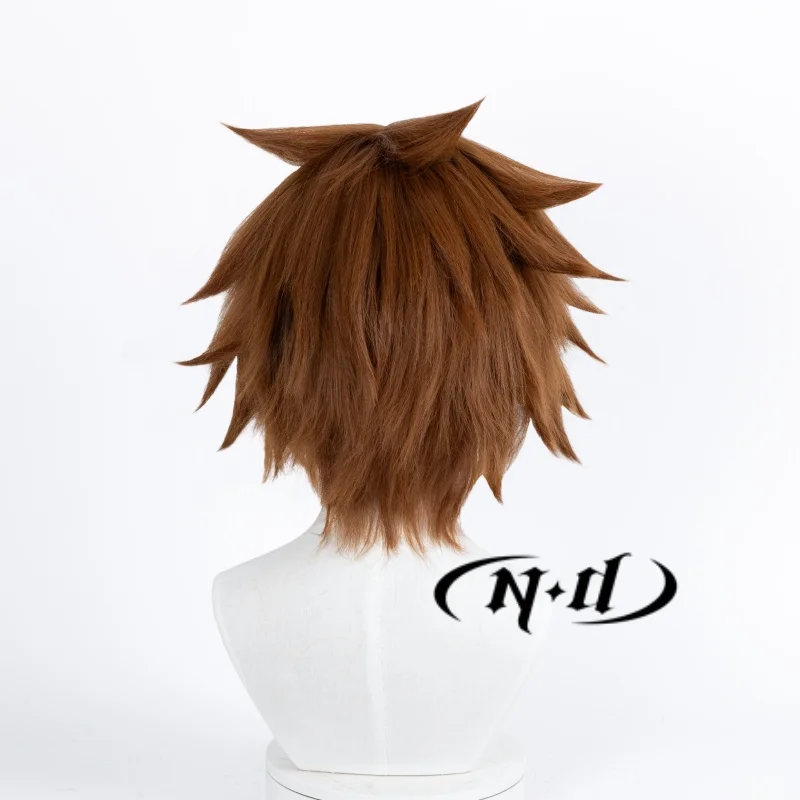 ND Sora Cosplay Perücken Spiel Cos Haar Perücken für Comic Con Coser Kostüm Thema Spiel Halloween Party Hitzebeständige Synthetik